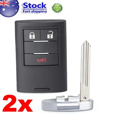 $69.88 • Buy 2X For Holden Captiva CG7 2014- 2018 Smart Remote Key Fob 433MHz ID46 3B