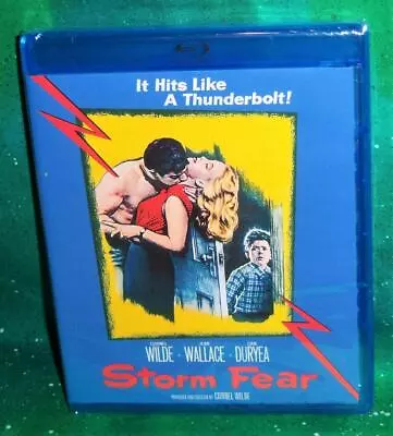 New Rare Oop Kino Cornel Wilde Jean Wallace Storm Fear Noir Movie Blu Ray 1955 • $18.95