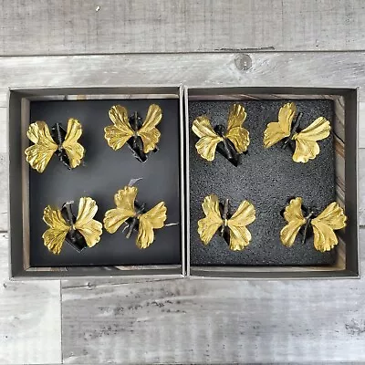 £247.50 • Buy Michael Aram Butterfly Ginko Napking Ring Set Of 8