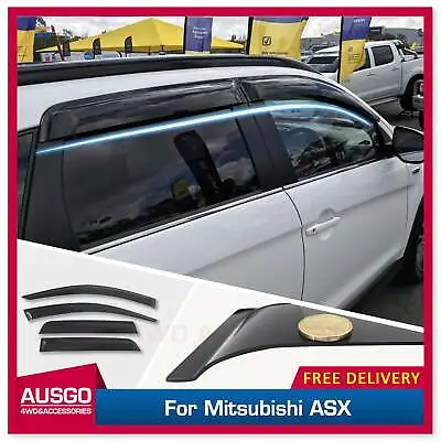 AUSGO Weather Shields For Mitsubishi ASX 2010-Onwards Weathershields • $65.31