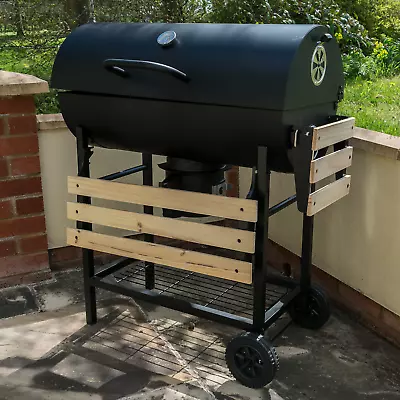 Garden Outdoor Classic Bbq With Tool Set Grill Black Portable Folding Patio • £99.95