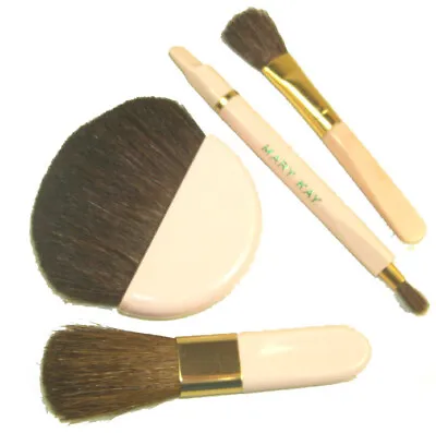 $24.99 • Buy 4 Mary Kay Pink Brush Set New Blush Round Sable & Twist Up GREAT DEAL 4U