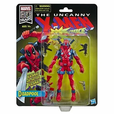 Marvel Legends X-Men X-Force Retro Wave - Deadpool Exclusive Action Figure • £49.99