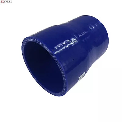 New 2  To 2.25 Straight Universal Blue Silicone Hose Coupler 4 Layer Polyester • $9.98