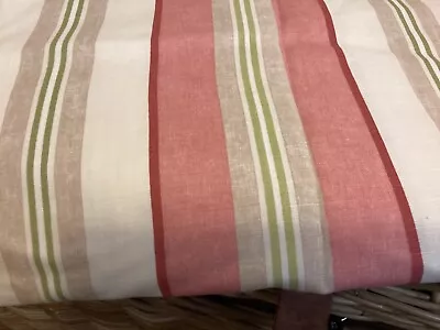 62  X. 55  Jane Churchill Aston Stripe Fabric - NEW • £12.50