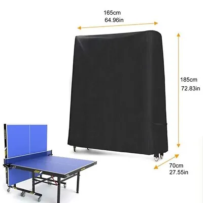 Heavy Duty Table Tennis Cover Ping Pong Waterproof Protection Indoor Outdoor AU • $43.65