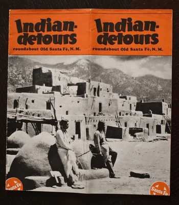 $9 • Buy Santa Fe Railway 1939 Indian Detours-Petrified Forest -La Posada -AT&SF -EXC