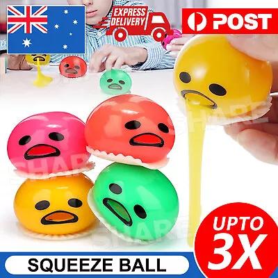 $6.95 • Buy Squishy Puking Egg Yolk Squeeze Ball With Yellow Goop Anti-Stress Relief Toy