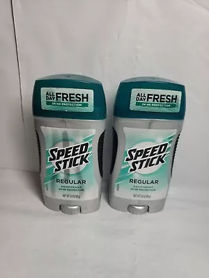 Lot Of 2 Speed Stick By Mennen Deodorant Regular Scent 3 Oz • $9.31