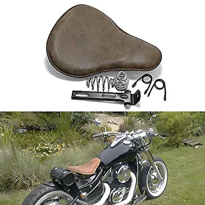 Custom For Honda Rebel 250 CMX250C 13  BIG Leather Motorcycle Spring Solo Seat • $65.79