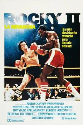 Rocky II Movie Poster Photo Print Art 8x10 11x17 16x20 22x28 24x36 27x40 Spanish • $9.99
