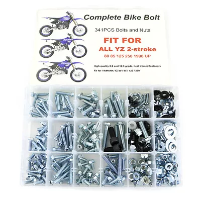 341 PCS FULL PLASTICS & BODY BOLT KIT Fit For YAMAHA WR250X WR400F WR426F WR450F • $40.45