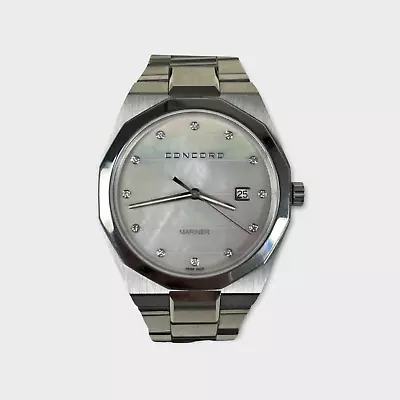 Concord Mariner Diamond White Mother Of Pearl Dial Men's Watch 41mm  (SPG049696) • $1250