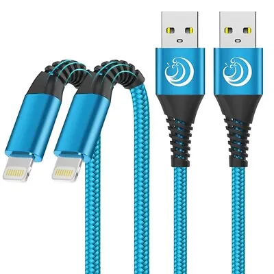 Aioneus Lightning Cable 2M 2 Pack IPhone Charger Cable MFi Certified USB A To L • $20.54