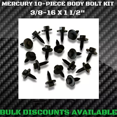 1956+ Mercury Medalist Front End Exterior Chassis Body Bolts 3/8-16 X 1/2  OEM • $14.96