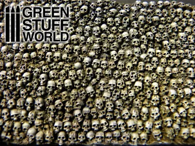 Stacked Skulls Plates - Basing Scatter Scenery For Miniature Bases Diorama 40k • $14.62