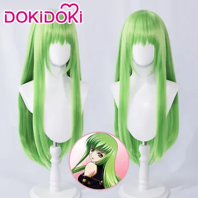 Anime Code Geass Cosplay C.C Natural Green Long Hair Wig Harajuku Hairpiece • $39.99