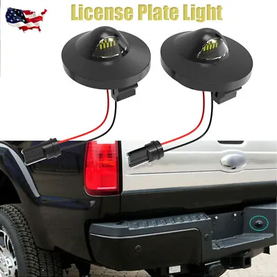 2x LED License Plate Light Rear Bumper Tag Assembly Lamp Fit 1990-97 Ford F-350 • $6.96
