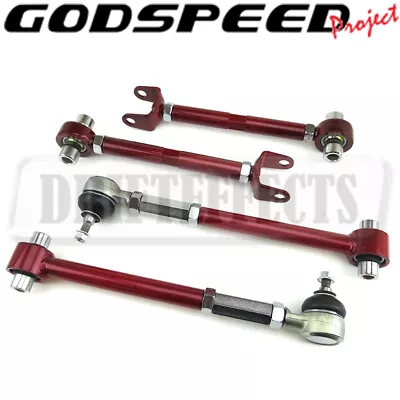 Godspeed 4-Piece Adjustable Rear Camber+Toe Kit For Mitsubishi Eclipse 1995-05 • $255