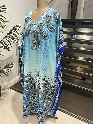 Dress Women Boho Kaftan Maxi Plus Size Sundress Kimono Beach Caftan • $33