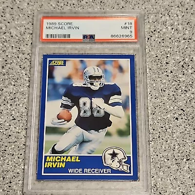 1989 Score - #18 Michael Irvin (RC) • $134.99