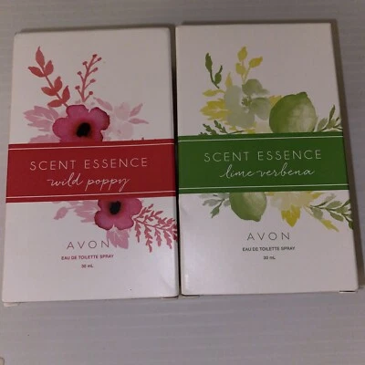 £22.47 • Buy 2 AVON SCENT ESSENCE Sprays - Wild Poppy Lime Verbena 30ml Eau De Toilette New