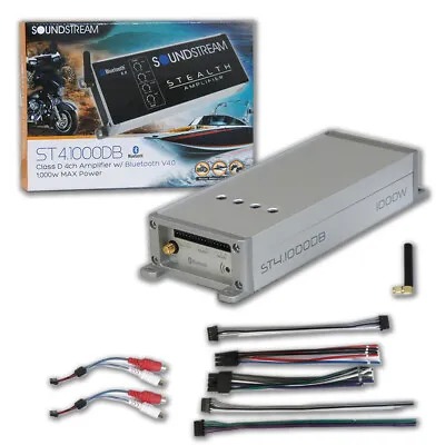 Soundstream ST4.1000DB 4 Channel Marine Car Motorcycle Amp Amplifier 90w RMS • $159.99