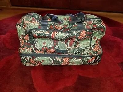 NWOT Vera Bradley Nomadic Floral Luggage Weekender Bag Duffle With Wheels • $110