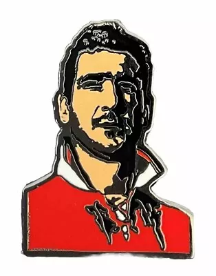 Eric Cantona Man United Classic Pose Football Souvenir Enamel Pin Badge • £6