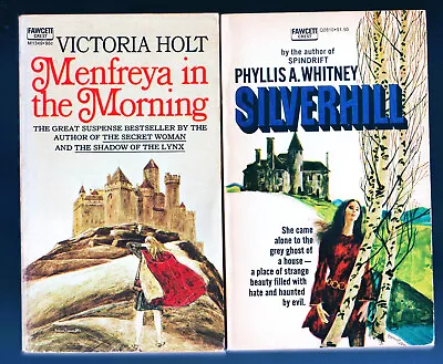 2 Gothic Romance Victoria Holt/Phyllis Whitney MENFREYA MORNING/SILVERHILL 1970 • $9.99