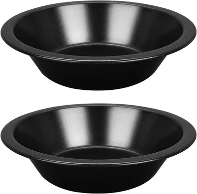 £7.68 • Buy ASTER 2 Pack Individual Pie Quiche Dishes 12.7x8x3cm Mini Cake Tart Tins Round