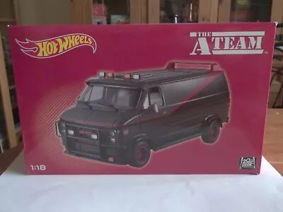 Hot Wheels X5531 - The A Team Van - GMC Vandura - 1/18 Scale - Mint In Box • $224.01