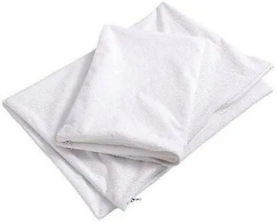 Prestige Zippered King Pillow Protector Cotton Terry Waterproof 2 Protectors  • $13.91