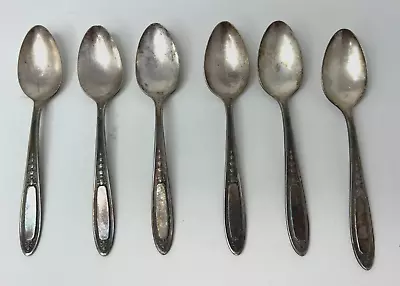 Vintage Oneida Community Made Tea Spoons Lot Of 6 Tudor Plate Flatware • $12.99