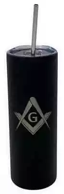 Freemason Stainless Steel Slim 20 Oz Tumbler • $27.99