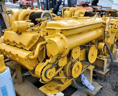 Caterpillar 3208 320 HP Marine Diesel Engine W/ Twin Disc MG506 1.5:1 Gear • $15995