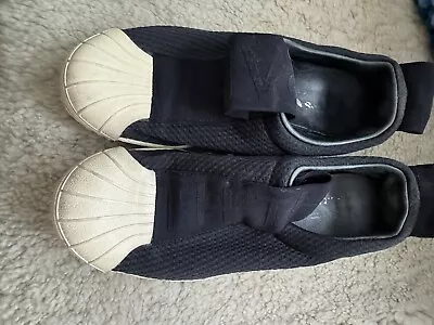 Adidas Slip On Superstar Womens USA 6 Shoes Footwear Sportswear AU 7 • $28.50