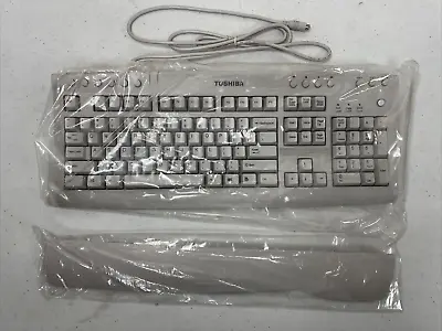 Vintage Toshiba Chicony Keyboard Media And Volume Keys With Handrest KB-9805 • $20