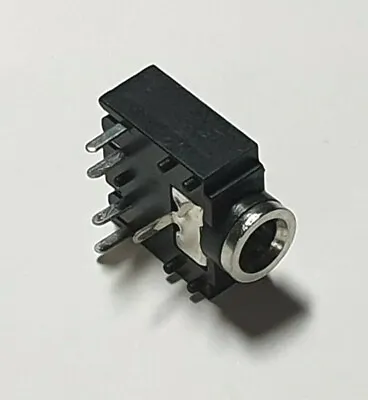 3.5mm Stereo Jack Socket - Audio Jack Connector PCB 3F07 - Free UK P&P • £1.99