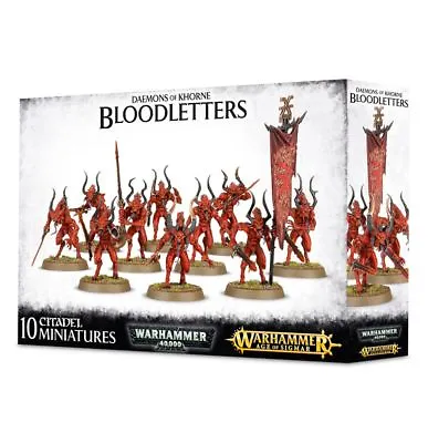 Bloodletters Daemons Of Khorne NO BOX Combat Patrol Warhammer 40K Chaos Boarding • $28.88