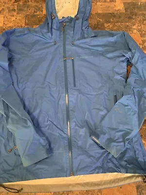 Patagonia H2no Torrentshell Rain Jacket W Logo Royal Blue Men’s Large See Photos • $56.25