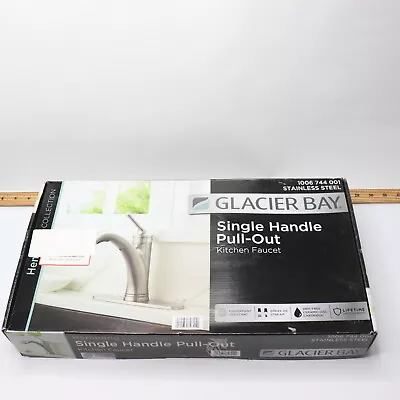 Glacier Bay 1-Handle Pull Out Sprayer Kitchen Faucet Stainless Steel 1006 744 00 • $35