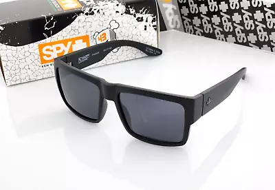 Polarized SPY Optic Cyrus Sunglasses Matte Black Dark Smoke Polarized Lens NEW • $48