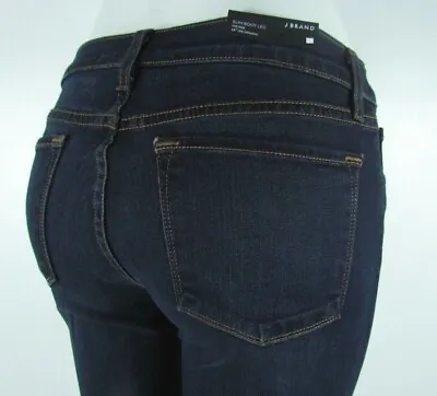 New J BRAND 818 SLIM BOOTCUT Mid Rise Woman Jeans SZ 26 In VERUCA DARK BLUE • $85