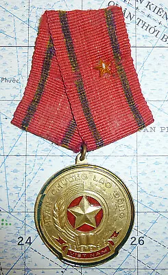 MEDAL - LABOR ORDER - Viet Minh - VIET CONG - VC - NLF - Vietnam War - A.379 • $101.24