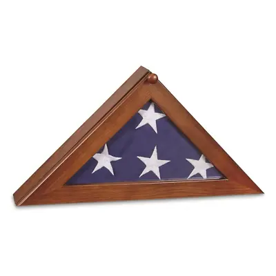 Flag Display Case American Veteran Burial Memorial Military Flag Holder Shadow   • $90.36