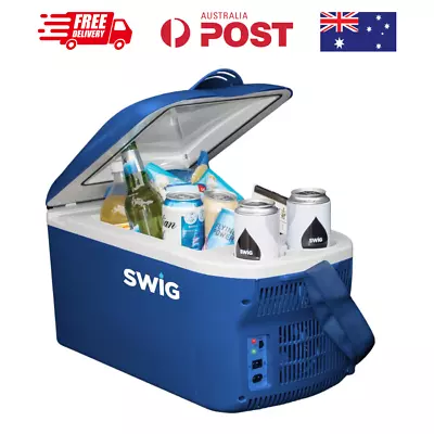 SWIG 16L Centre Console Fridge Portable Travel Camping Car Cooler 4WD • $169.95