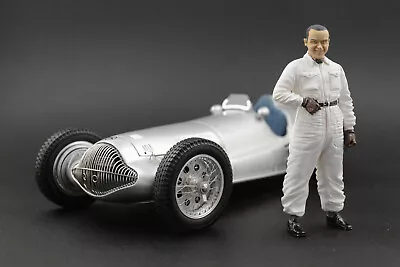 Rudolf Caracciola Figurine For 1:18 Mercedes W25 SLR CMC !! NO CAR !! • $85.24