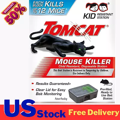 Mouse Mice Rat Killer Bait Poison Rodent Station Trap Control Fast Shipping • $5.91