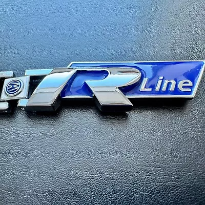 R-Line Keychain: The Ultimate VW R-Line Premium Metal Keychain BLUE • $11.03